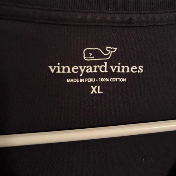 Vineyard Vines Men’s Long Sleeve T-Shirt Size Large Blue Michigan Spellout - Picture 6 of 6